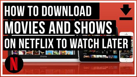 How To Download Netflix Movies and Shows To Watch Later - YouTube