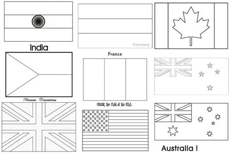 Free Printable Flags Of The World Coloring Pages - Printable Templates