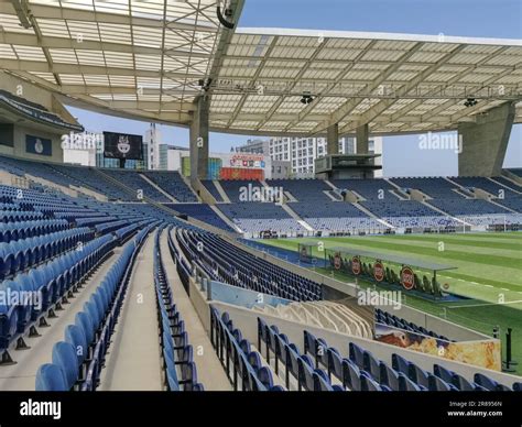 Porto Portugal - 06 05 2023: General inside view of the Dragon Stadium ...