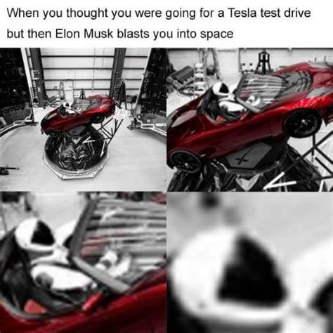 Tesla in space memes - gevaaalik.com