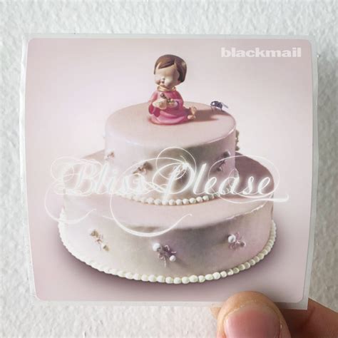 blackmail Bliss Please Album Cover Sticker