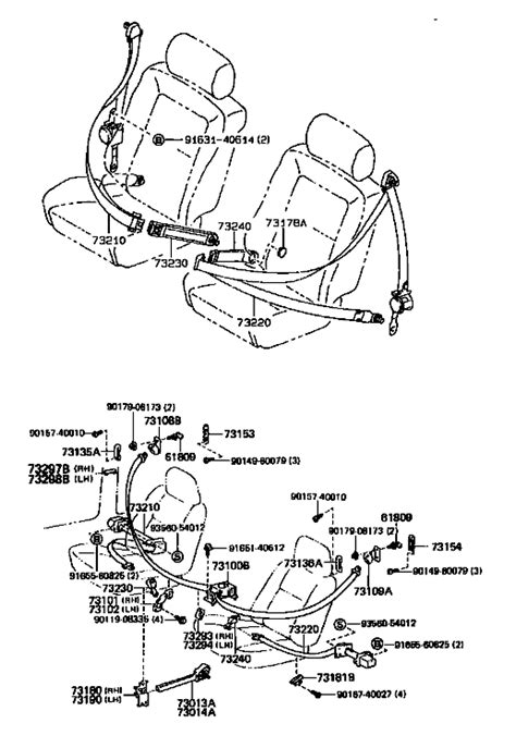 How do I replace the shoulder belt on the 1991 Toyota Corolla? - Motor Vehicle Maintenance ...