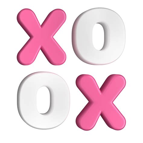 Xoxo 3D Illustration 12488050 PNG