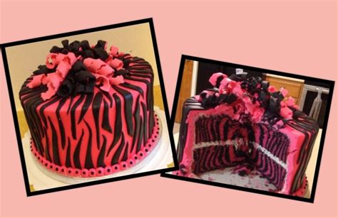 Pink & Zebra Cake - CakeCentral.com