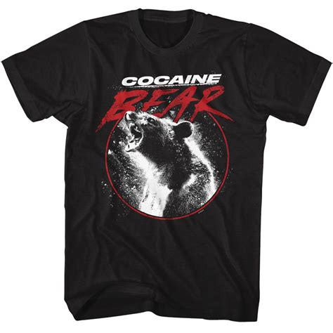 Cocaine Bear Cocaine Bear In Circle T-shirt 446246 | Rockabilia Merch Store