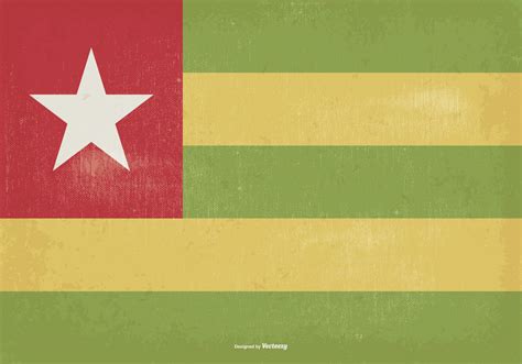 Vintage Togo Flag Illustration 114205 Vector Art at Vecteezy