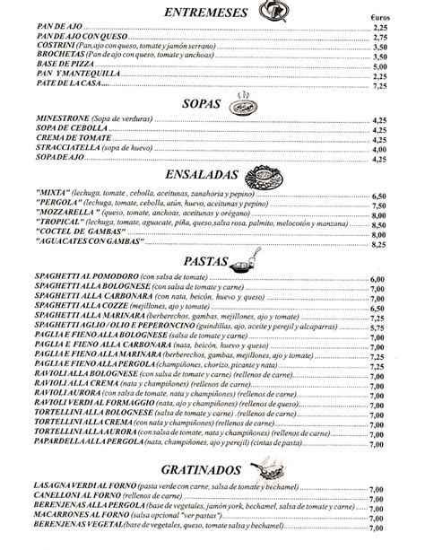 La Pergola Menu by Hardo Klaamann - Issuu