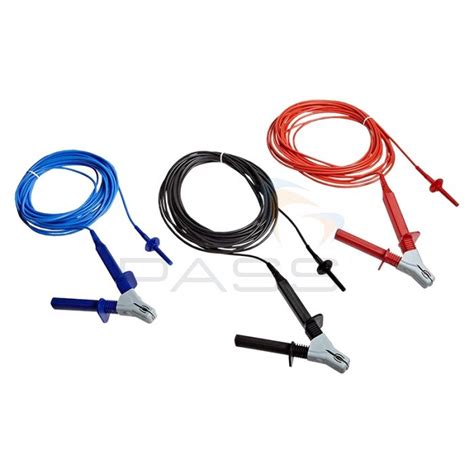 Megger 1002-534 3kV Test Lead Set with Large Clips for 515/525/1025