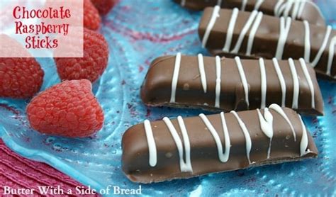 CHOCOLATE RASPBERRY STICKS - Butter with a Side of Bread