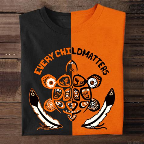 Every Child Matters Shirt Canada Orange Shirt Day 2023 Turtle T-Shirt - Prideearth