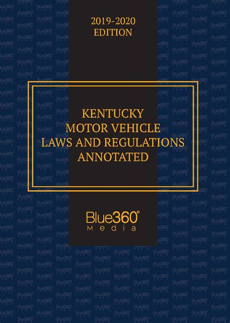 Kentucky - Criminal & Traffic Laws - Categories