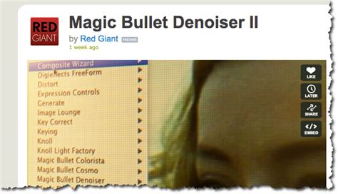 Red Giant releases Magic Bullet Denoiser II | San Diego Final Cut User ...