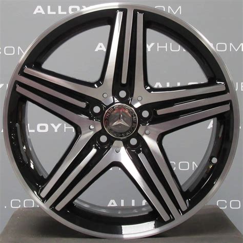 Genuine Mercedes-Benz A/B Class W176 W246 18 Inch AMG Twin Spoke Alloy Wheels With Gloss Black ...