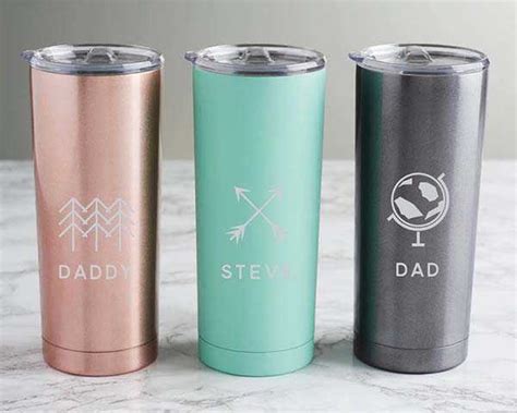 Handmade Personalized Stainless Steel Travel Mug | Gadgetsin