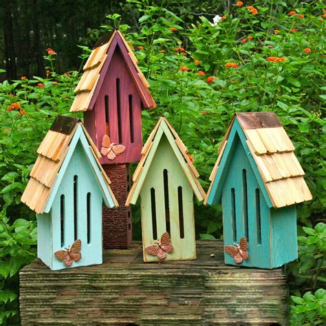 cute little butterfly houses | Butterfly houses, Butterfly house, Bird house