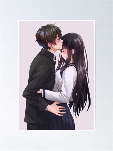 "Oreki Houtarou x Chitanda Eru from hyouka" Poster by EllviraEll | Redbubble