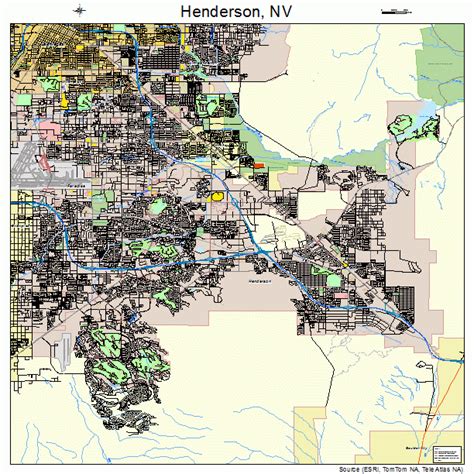 Henderson Nevada Street Map 3231900