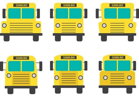 Front View School Bus Vectors 90703 Vector Art at Vecteezy