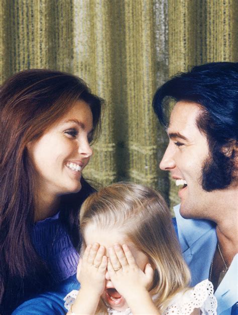 Elvis, Priscilla and Lisa Marie Presley photographed by Frank Carroll ...