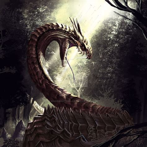 The Snake | Snake art, Hybrid art, Snake monster