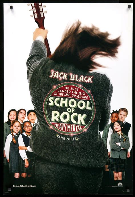 This is an original, rolled, teaser one-sheet movie poster from 2003 for School of Rock starring ...