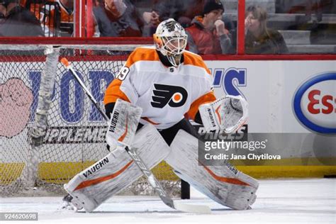 Alex Lyon Flyers Photos and Premium High Res Pictures - Getty Images