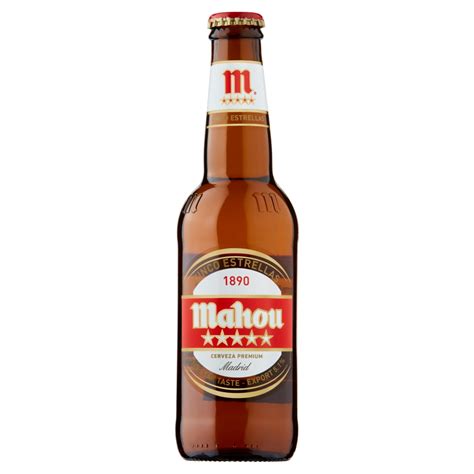 Mahou Cinco Estrellas Lager Beer 24x330ml | Ale and Beer Supplies