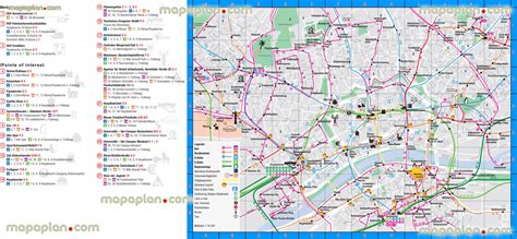 Frankfurt top tourist attractions map - Frankfurt city centre free ...