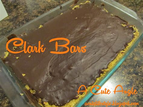 Homemade Clark Bars - A Cute Angle