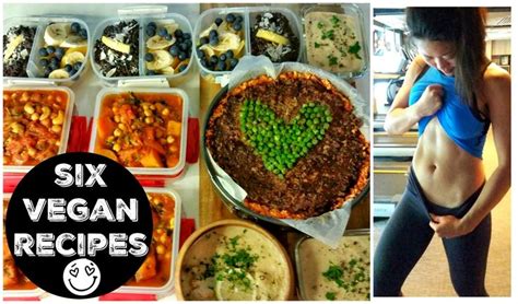 VEGAN MEAL PREP MADE EASY | 6 RECIPES IN 9 MINUTES | VEGAN FOOD PREP | Vegan meal prep, Prepper ...