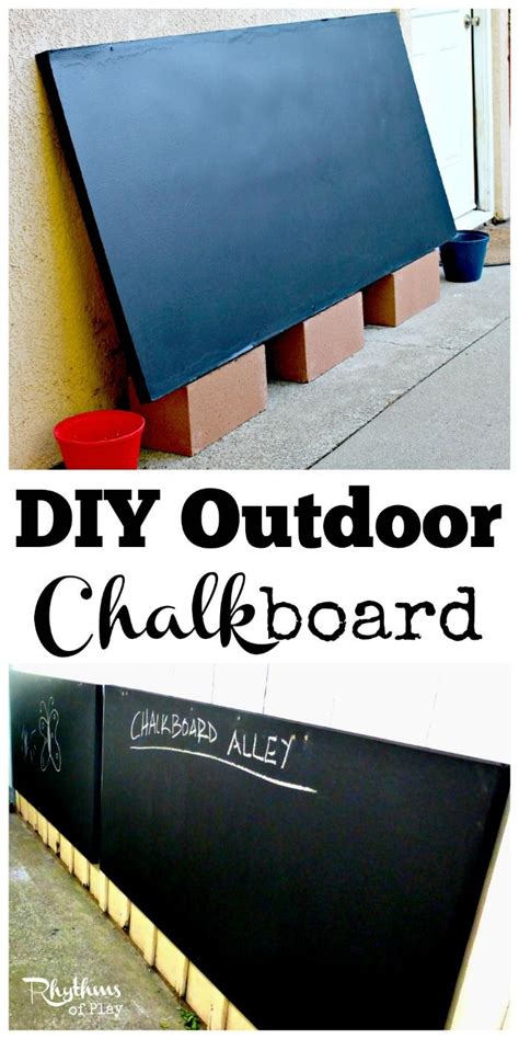 DIY Outdoor Chalkboard: How to Make and Install | RoP | Outdoor ...