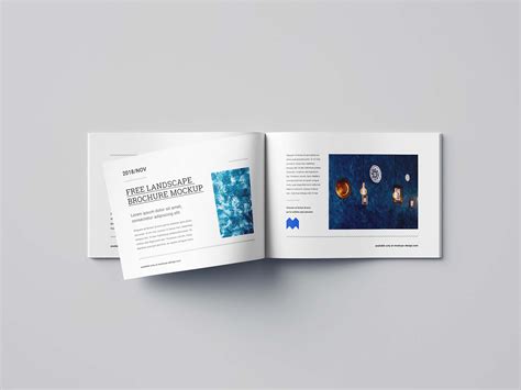 Free Landscape Brochure Mockup (PSD)