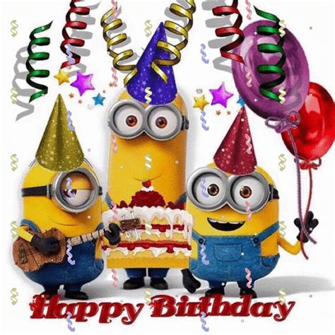 Happy Birthday -- Minions :: Happy Birthday :: MyNiceProfile.com