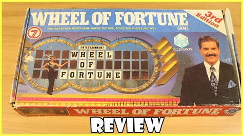 Australian Wheel of Fortune Board Game Review! 1987 3rd Edition | Board ...