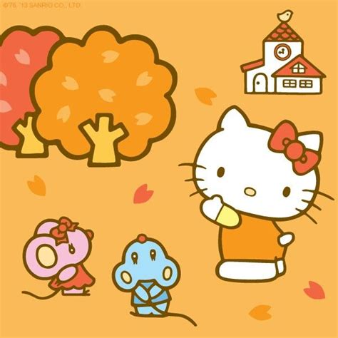 HAPPY FALL! | Hello kitty, Hello kitty wallpaper, Hello kitty halloween