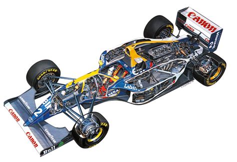 williams, Fw15c, Renault, 1993, Formula, One, Cutaway, Technical Wallpapers HD / Desktop and ...