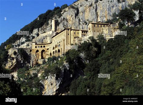 Benedictine monastery of Subiaco in Italy Stock Photo - Alamy