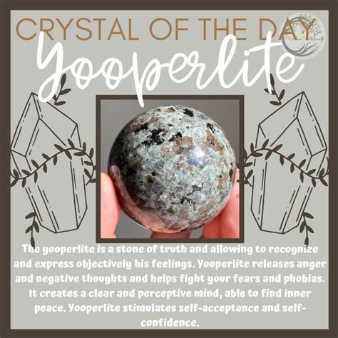 Yooperlite Crystal Meaning | Crystal healing chart, Healing crystals for you, Spiritual crystals