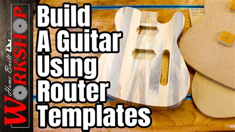 How to Build a Guitar Body Using Templates | Pine Guitar Body - YouTube