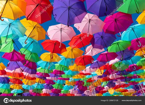 Colorful Umbrellas Wallpaper