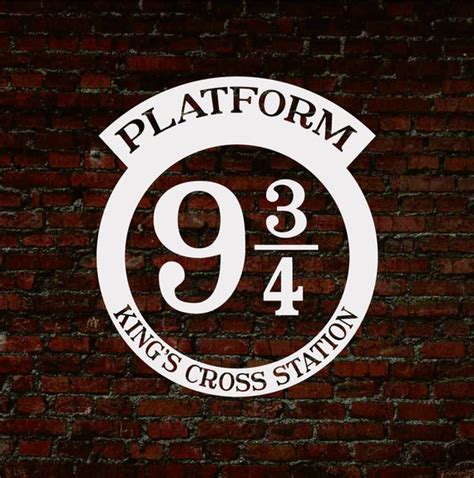 Printable Platform 9 3 4 Sign