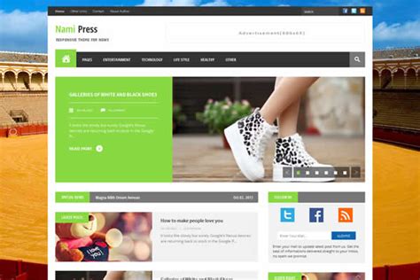 18 Elegant Responsive Premium Blogger Templates