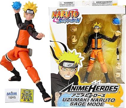 Amazon.com: Bandai Naruto Anime Heroes Naruto Uzumaki Naruto Sage Mode ...