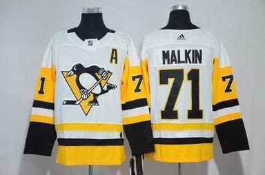 Adidas nhl pittsburgh penguins #71 Malkin white jersey