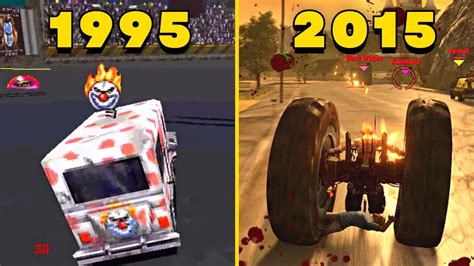 Evolution of TWISTED METAL Games 1995-2015 - YouTube