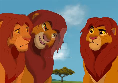 Simba, Simba, and ...Simba? by SnowingRoses on DeviantArt