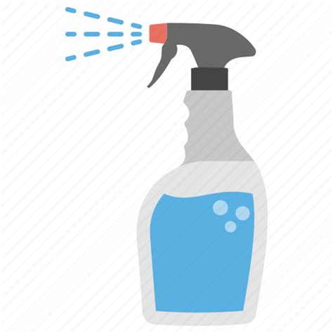 Container wiping, spray bottle, spray can, washing cleaner, wiping sprayer icon