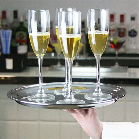 Stainless Steel Waiters Tray 12inch | Drink Tray Serving Tray - Buy at Drinkstuff