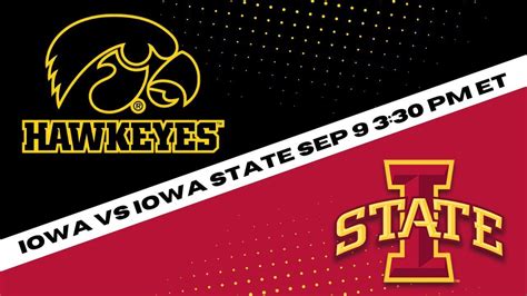 Iowa Hawkeyes vs Iowa State Cyclones Prediction and Picks {Football ...