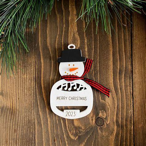 Personalized Musical Snowman Ornaments – Music Escapades Shoppe